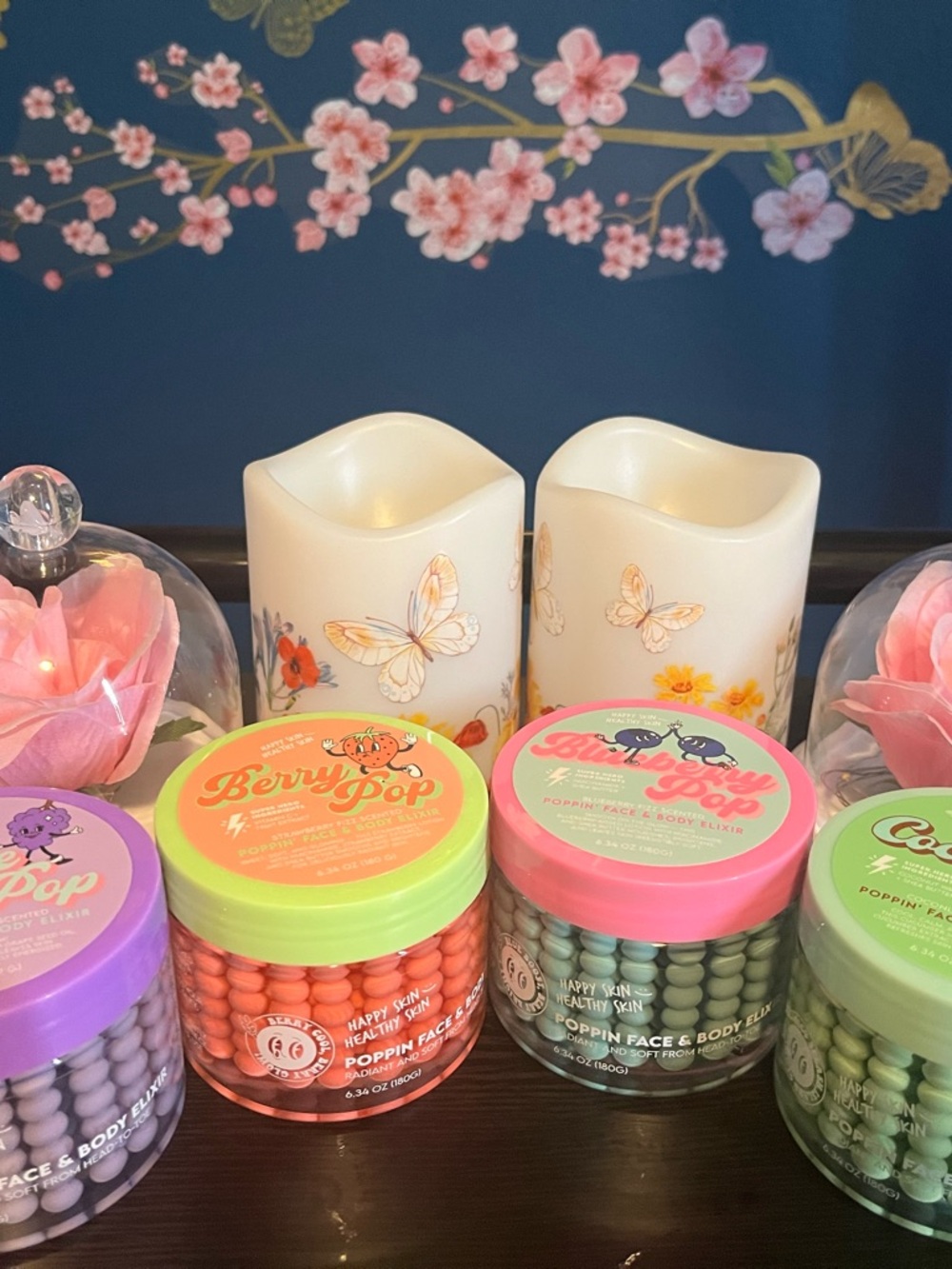 Berry Pop Exfoliating Pearls - Pink/Coral